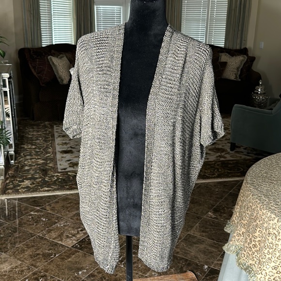 Eileen Fisher open knit cardigan - Picture 1 of 7